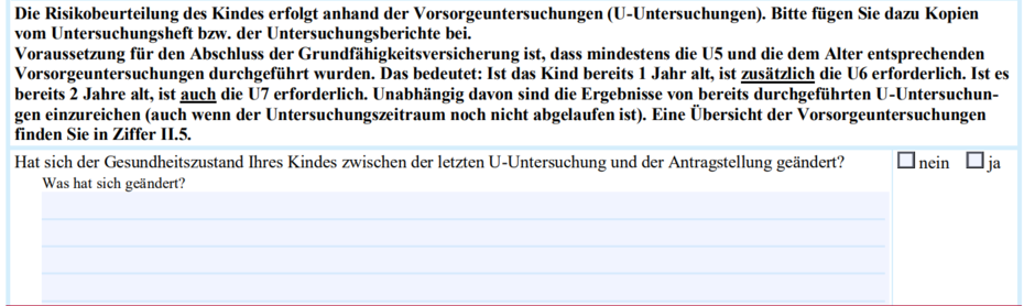Alte Leipziger Kinder Berufsunfähigkeitsversicherung Grundfähigkeit Gesundheitsfragen bis drei Jahre Alte Leipziger Kinder Berufsunfähigkeitsversicherung Grundfähigkeit Gesundheitsfragen bis drei Jahre