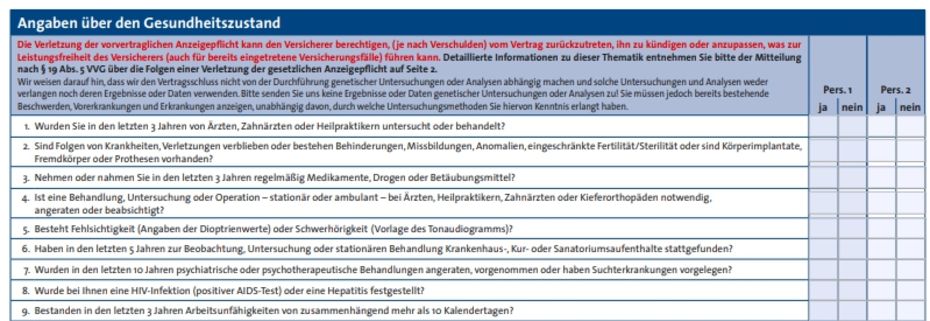 Gesundheitsfragen Krankentagegeld Alte Oldenburger Versicherung