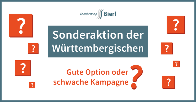 Sonderaktion Württembergische Berufsunfähigkeitsversicherung
