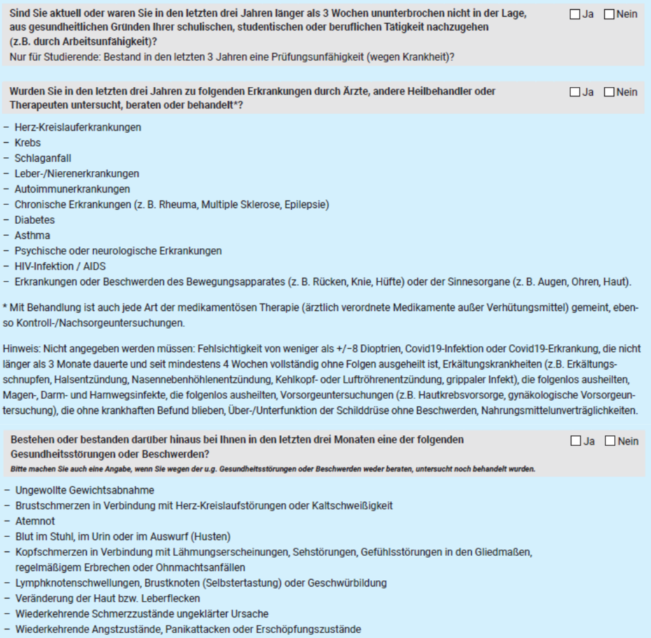 Alte Gesundheitsfragen Hannoversche Junge Leute Antrag Berufsunfähigkeitsversicherung Alte Gesundheitsfragen Hannoversche Junge Leute Antrag Berufsunfähigkeitsversicherung