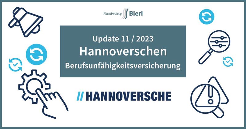 Update 11 2023 Hannoversche Berufsunfähigkeitsversicherung