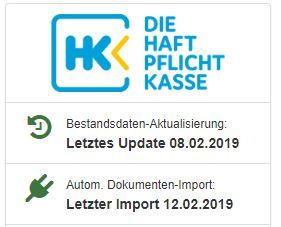 Haftpflichtkasse Datensynchronisation mit simplr