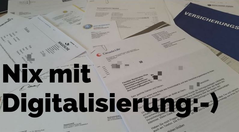 Nix mit Digitalisierung