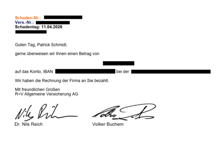 09 26 Schaden R_V Wohngebäudeversicherung