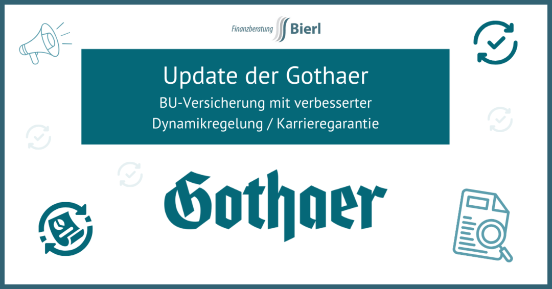 Update Gothaer Berufsunfähigkeitsversicherung 12 2023
