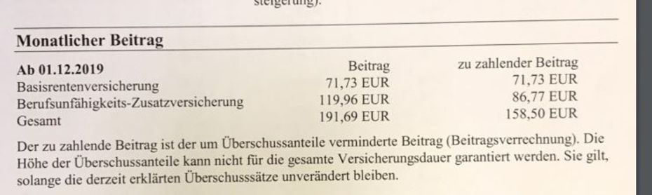 5.03 Basis Rente Kombination mit Berufsunfähigkeitsversicherung Alte Leipziger