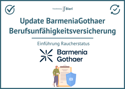 Update BarmeniaGothaer Berufsunfähigkeitsversicherung Update BarmeniaGothaer Berufsunfähigkeitsversicherung