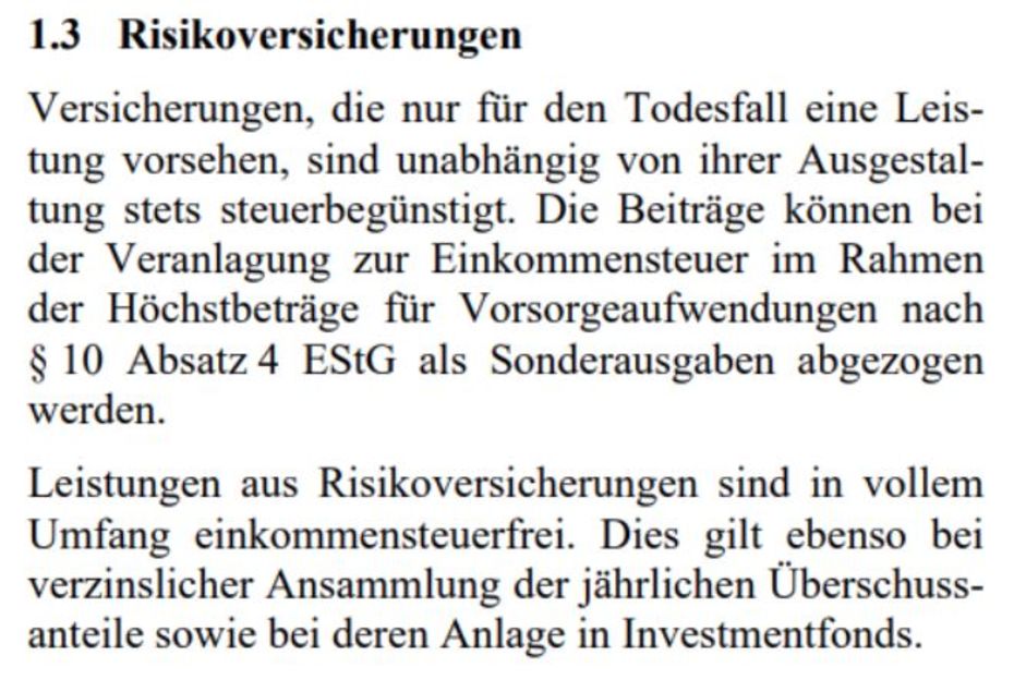 Steuerfreiheit Invest Alte Leipziger Berufsunfähigkeitsversicherung