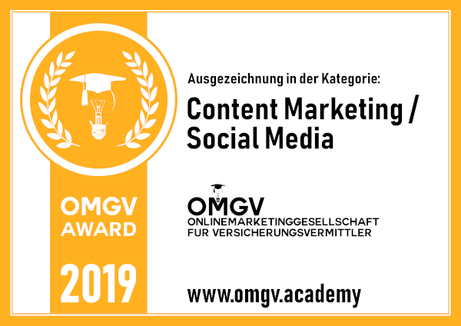 OMGV Award 2019 Content Marketing Social Media